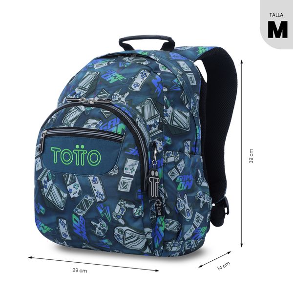 Morral Juvenil Porta PC 13 Gommas para Nino