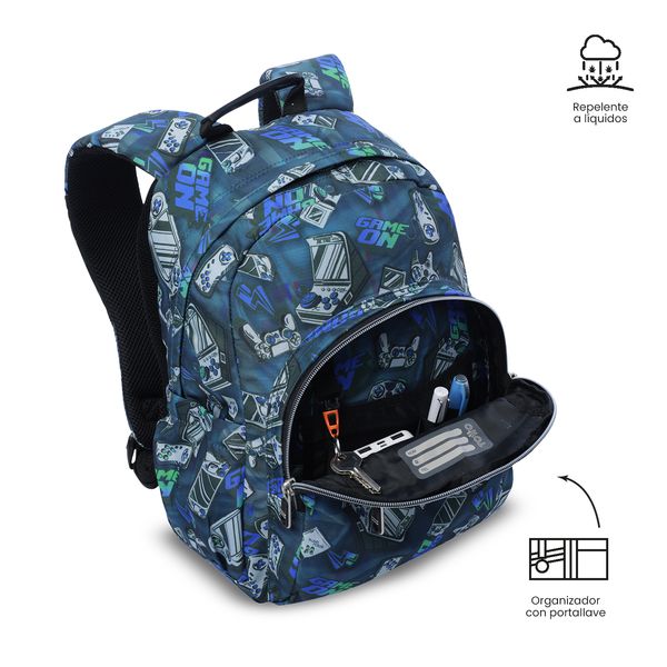 Morral Juvenil Porta PC 13 Gommas para Nino