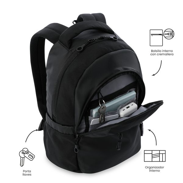 Morral Universitario Steif Nara Unisex Porta PC 14 Unisex