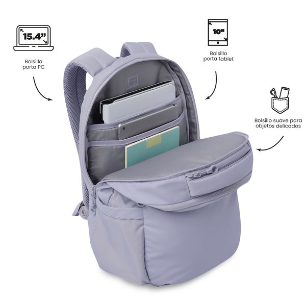 Morral Universitario Stevie Ino Porta PC 154 para Mujer