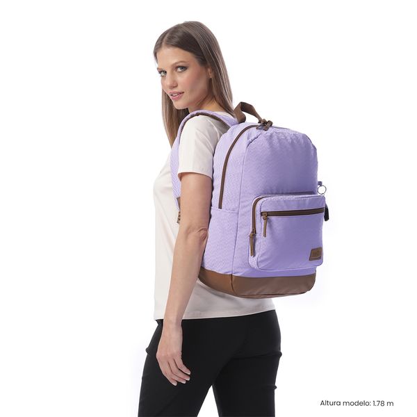 Morral Universitario Porta PC 14 Tocax Lila para Mujer