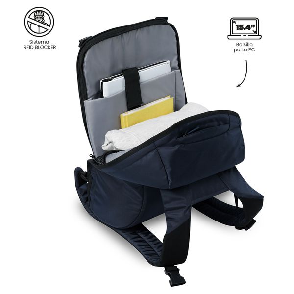 Morral Antirrobo Porta PC 154 Bunker Pack 40 para Hombre