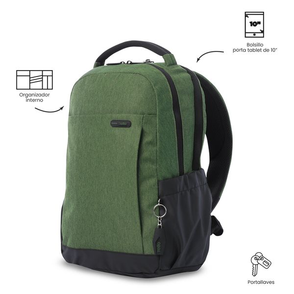 Morral Ejecutivo Porta PC 14 Deleg 20 para Hombre