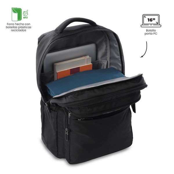 Morral Antimpacto Porta PC 16 Suspension para Hombre