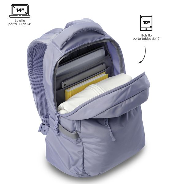 Morral Universitario Porta PC 14 Misisipi para Mujer