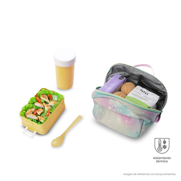 Combo Escolar Nina X3 Maleta Ruedas+Lonchera+Multiuso Mellow para Nina