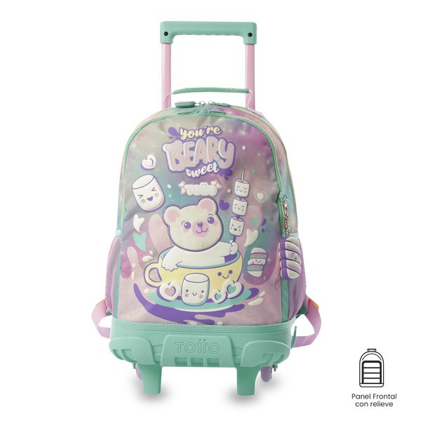 Combo Escolar Nina X3 Maleta Ruedas+Lonchera+Multiuso Mellow para Nina