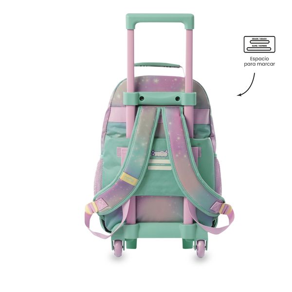 Combo Escolar Nina X3 Maleta Ruedas+Lonchera+Multiuso Mellow para Nina