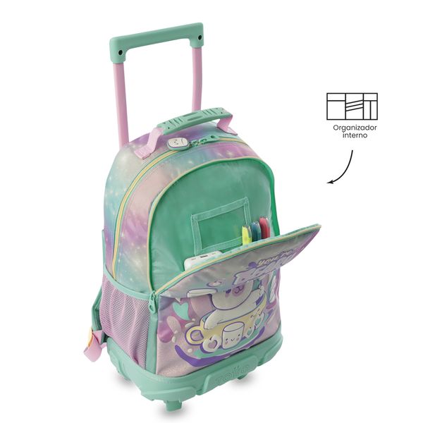 Combo Escolar Nina X3 Maleta Ruedas+Lonchera+Multiuso Mellow para Nina
