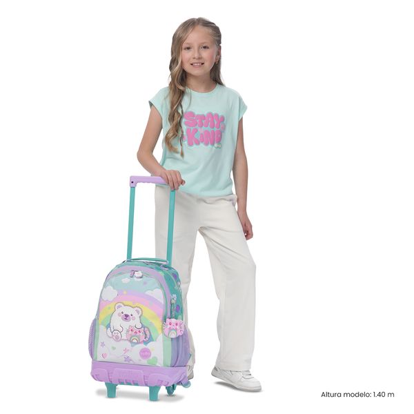 Maleta Nina con ruedas + Libro Para Colorear Little Magic para Nina