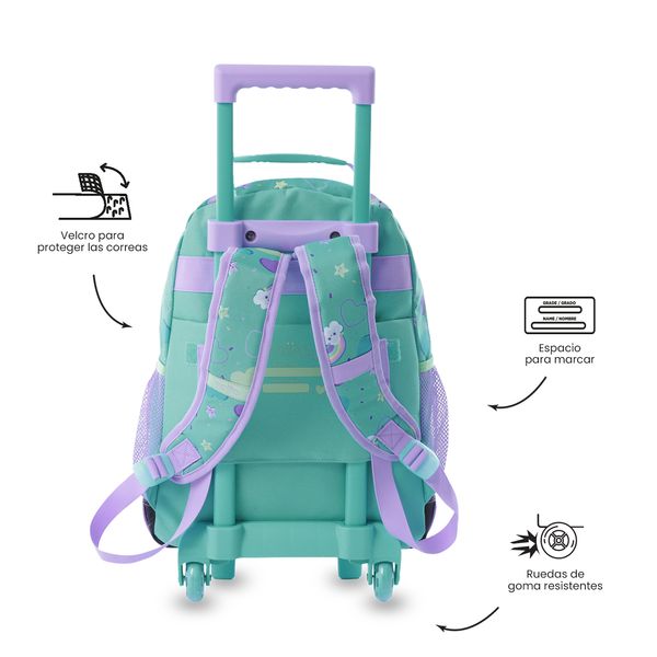 Maleta Nina con ruedas + Libro Para Colorear Little Magic para Nina