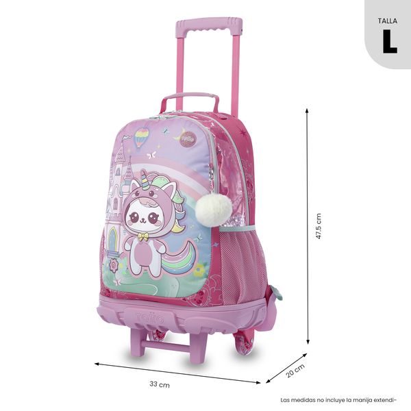 Maleta Nina con ruedas Magic Spark Grande para Nina