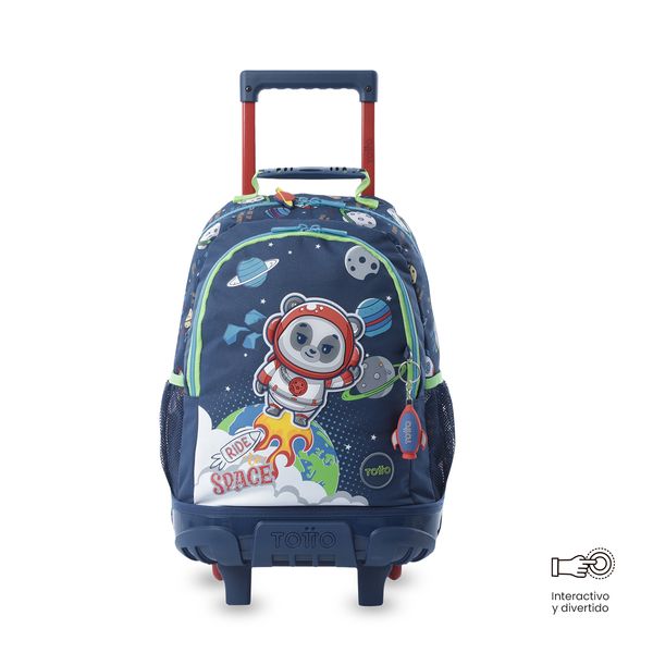 Maleta Nino con ruedas + Libro Para Colorear Panda Space para Nino