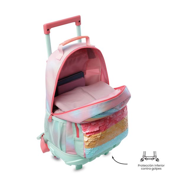 Maleta Nina con ruedas Rainbow Star Mediano para Nina