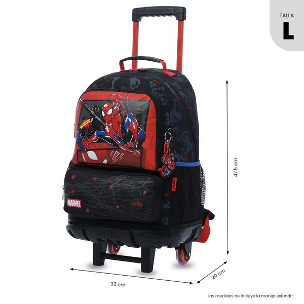Maleta Nino con ruedas Spiderman Hero Grande para Nino