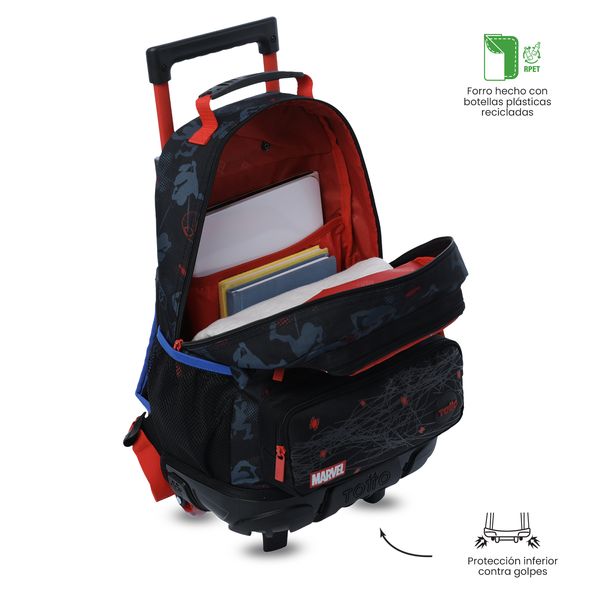 Maleta Nino con ruedas Spiderman Hero Mediano para Nino