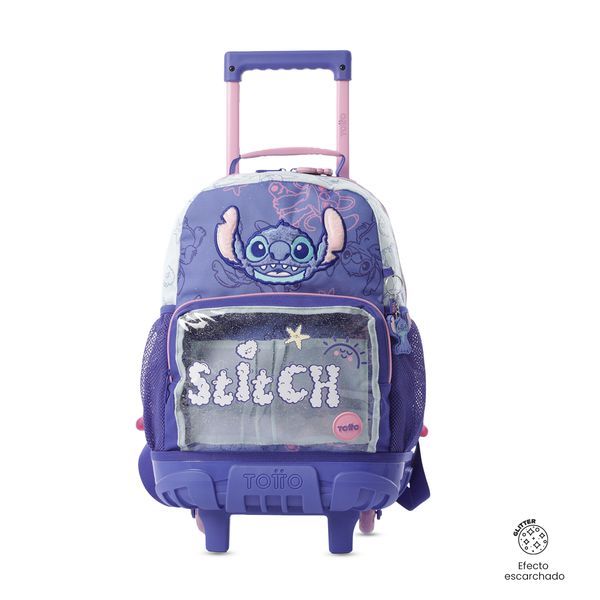 Maleta Nina con ruedas Stitch On The Beach Mediano para Nina