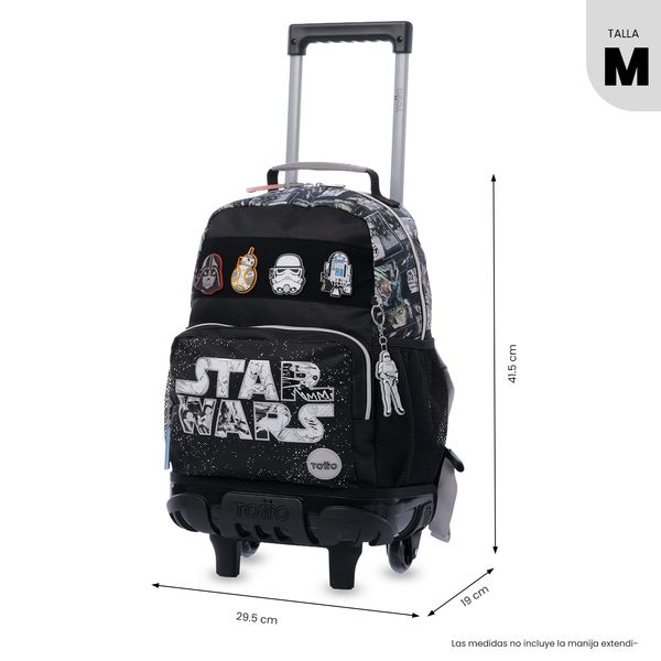 Maleta Nino con ruedas Star Wars Jedi Mediano para Nino