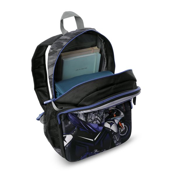 Combo Escolar Nino X3 Morral +Lonchera+Multiuso Helmet Racer para Nino