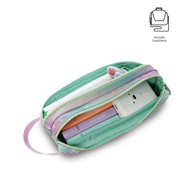 Combo Escolar Nina X3 Morral +Lonchera+Multiuso Mellow para Nina