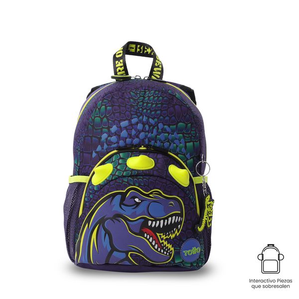 Morral Nino Dino Rock Pequeno para Nino
