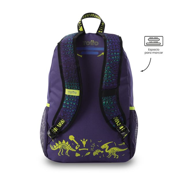 Morral Nino Dino Rock Grande para Nino
