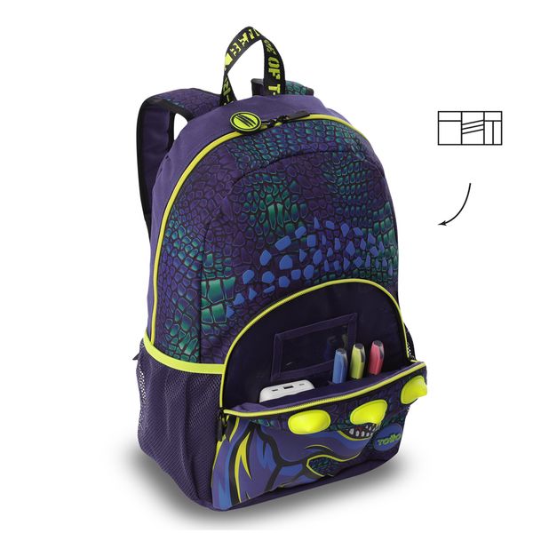 Morral Nino Dino Rock Grande para Nino