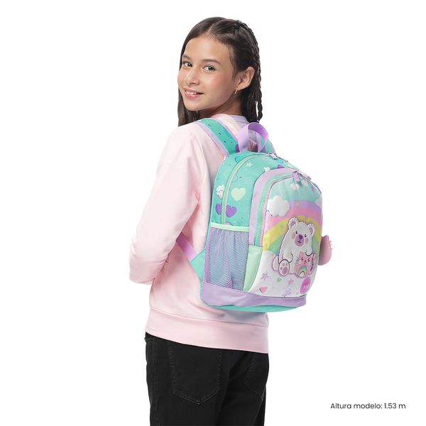 Morral Mediano + Libro Para Colorear Little Magic Nina para Nina