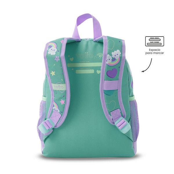 Morral Mediano + Libro Para Colorear Little Magic Nina para Nina