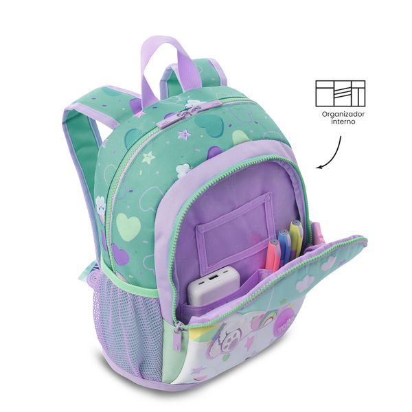 Morral Mediano + Libro Para Colorear Little Magic Nina para Nina