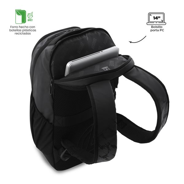 Morral Marvel Black Mediano para Hombre