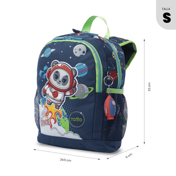 Morral + Libro Para Colorear Panda Space Nino Pequeno para Nino