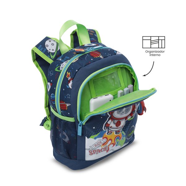 Morral + Libro Para Colorear Panda Space Nino Pequeno para Nino