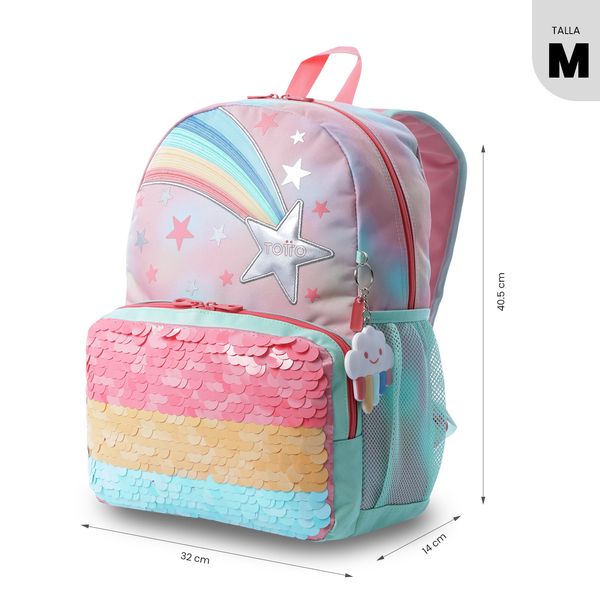 Morral Nina Rainbow Star Mediano para Nina