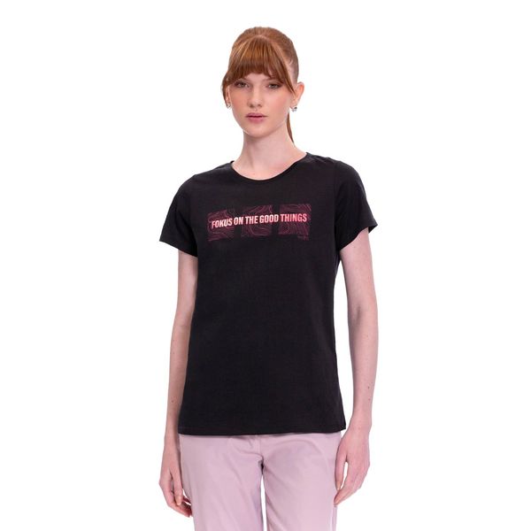 Camisa Estampada Dusti Manga Corta para Mujer