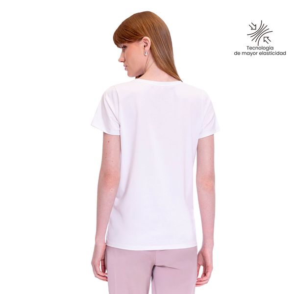 Camisa Estampada Prime Manga Corta para Mujer