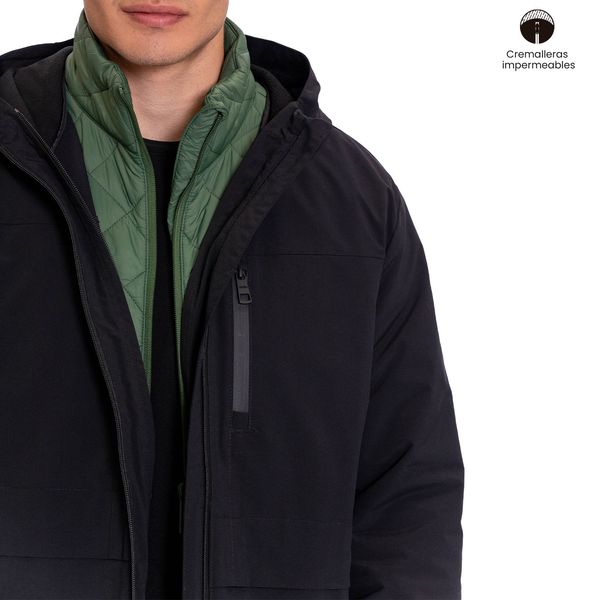 Chaqueta Acolchada Lautaro 3 en 1 para Hombre