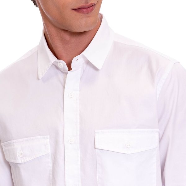 Camisa Garnet Manga Larga para Hombre