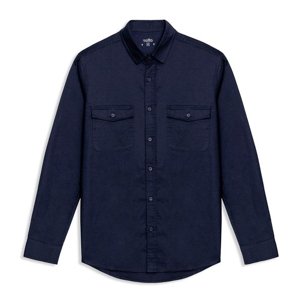 Camisa Garnet Manga Larga para Hombre