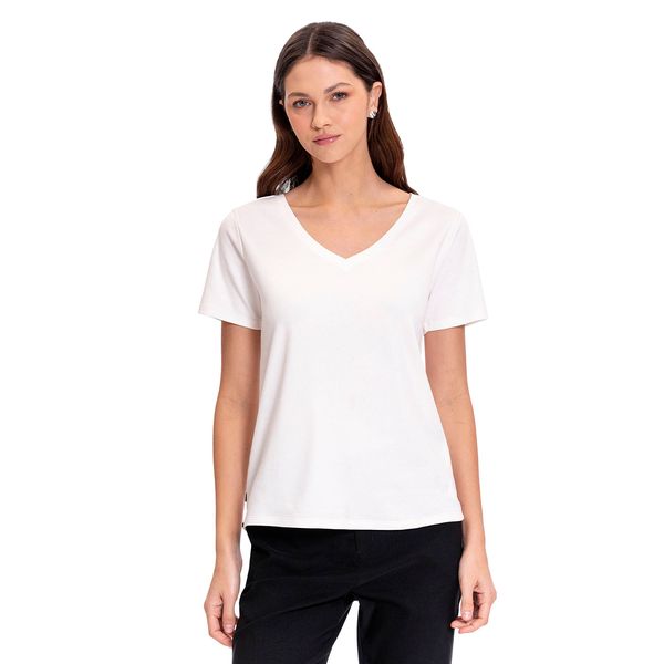 Camiseta para Mujer Unicolor Viny Manga Corta