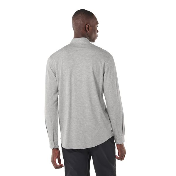 Camisa para Hombre Pardo Manga Larga