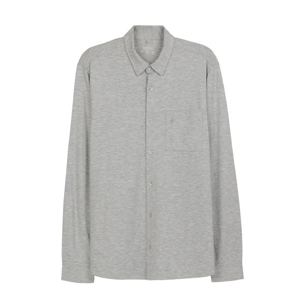 Camisa para Hombre Pardo Manga Larga