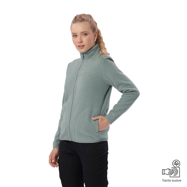 Buzo femenino con bolsillos laterales