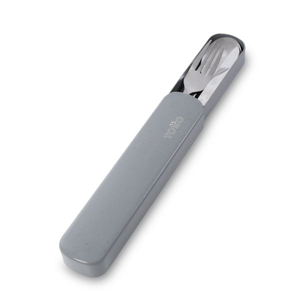 Juego de cubiertos X3 Spunt color Gris