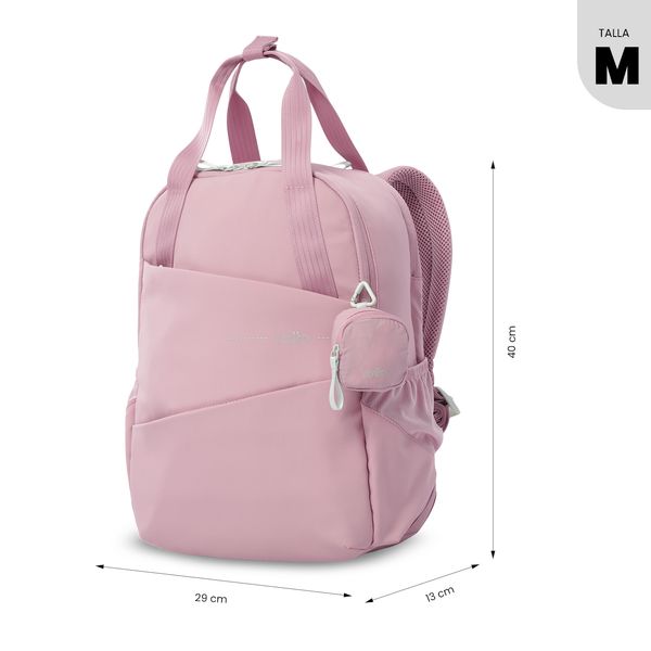 Morral Universitario Suzuka Porta PC 15 4 Morado Mujer