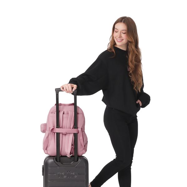 Morral Universitario Suzuka Porta PC 15 4 Morado Mujer