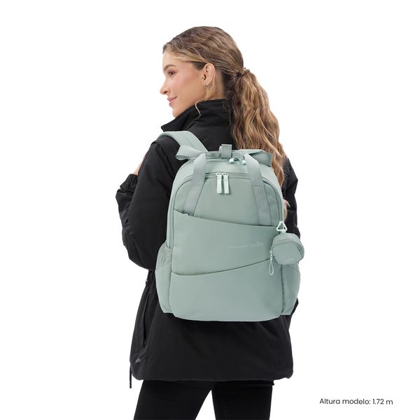 Morral Universitario Suzuka Porta PC 15 4 Verde Mujer