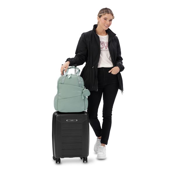Morral Universitario Suzuka Porta PC 15 4 Verde Mujer