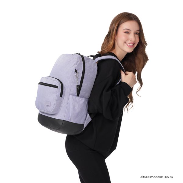 Morral Universitario Tocaxu Porta PC 15 Morado Mujer