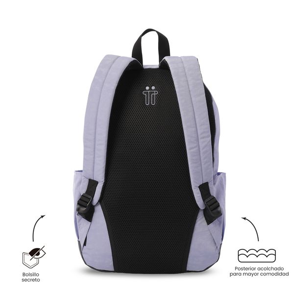 Morral Universitario Tocaxu Porta PC 15 Morado Mujer